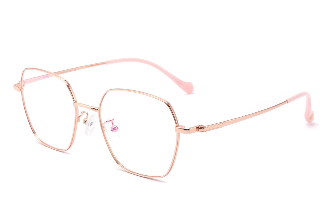 Óculos de leitura multifoco progressivos com armação de titânio anti luz azul para leitura de idosos SHINU-T1026
