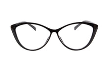 Carregar imagem no visualizador da galeria, Óculos de leitura femininos Cateye com lentes limpas e anti-luz azul - 5865
