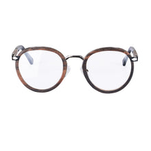 Load image into Gallery viewer, SHINU Anti Blue Light Myopia Glasses for Men Computer Reading Glasses Wood Frame See Far See Near-W9212223
