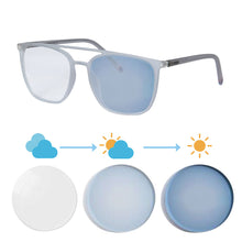 Carregar imagem no visualizador da galeria, Shinu óculos de miopia feminino, óculos de sol fotocrômicos para mulheres, mudança de lente azul, óculos de transição, óculos negativos sh080
