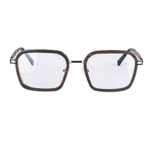 Load image into Gallery viewer, SHINU Anti Blue Light Myopia Glasses for Men Computer Reading Glasses Wood Frame See Far See Near-W9212223
