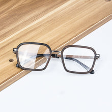 Carregar imagem no visualizador da galeria, Shinu óculos anti-luz azul para miopia, óculos para leitura de computador masculino, armação de madeira, ver longe, perto-w9212223
