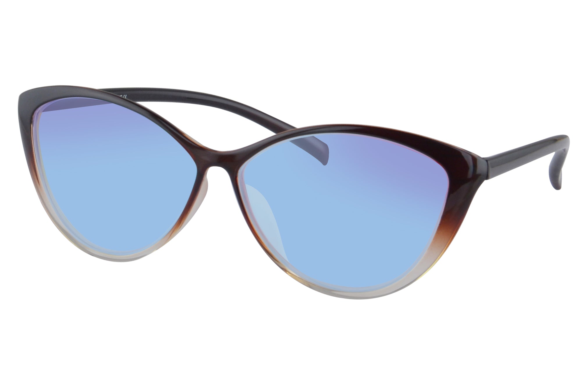 Cateye Frame Red Color Blind Glasses Women Green Color  display picture 1