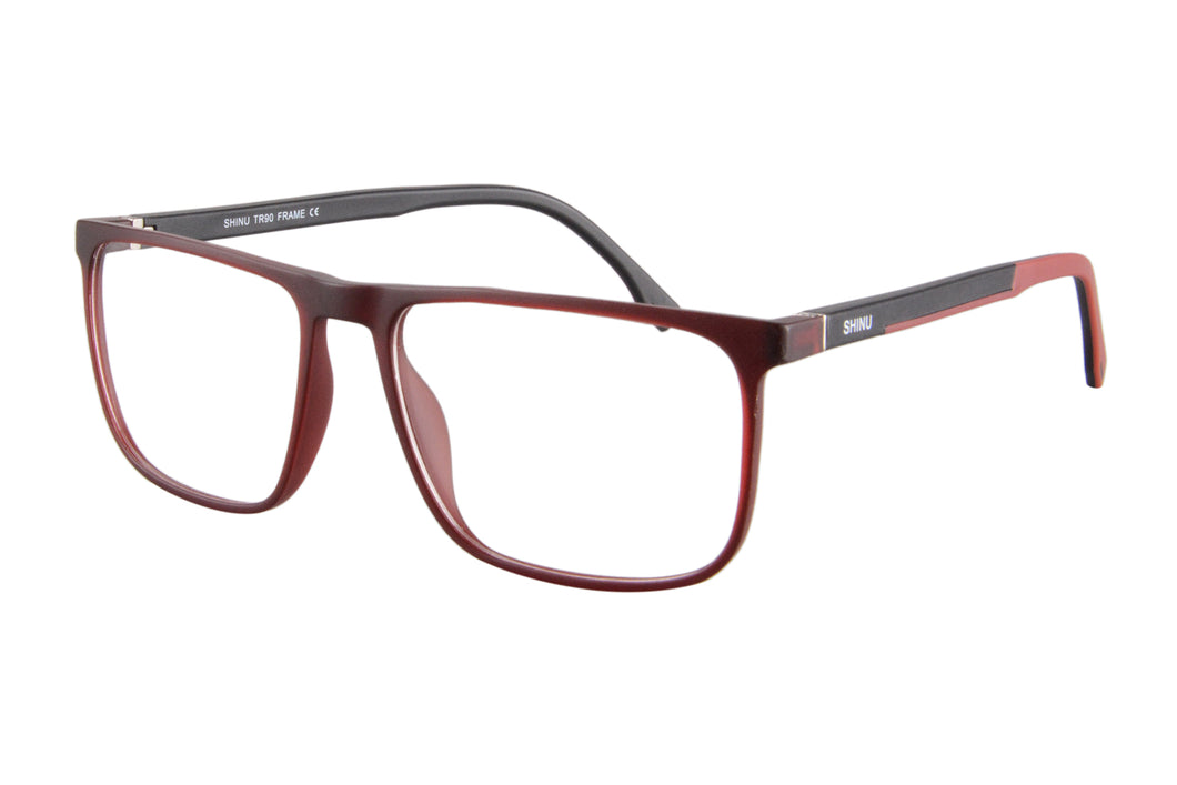 Мужские очки для чтения с прогрессивной защитой от синего луча и несколькими фокусами + очки для чтения 5,50 SHINU-SH078