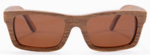 Загрузить изображение в средство просмотра галереи, Поляризованные солнцезащитные очки женские деревянные солнцезащитные очки мужские деревянные декоративные очки грушевое дерево дизайнерские UV400 очки для вождения бамбуковые 6033
