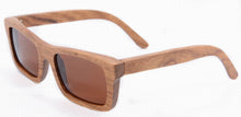Carregar imagem no visualizador da galeria, Óculos de sol polarizados femininos óculos de sol de madeira masculino óculos decorativos de madeira pêra designer uv400 óculos de condução bambu 6033
