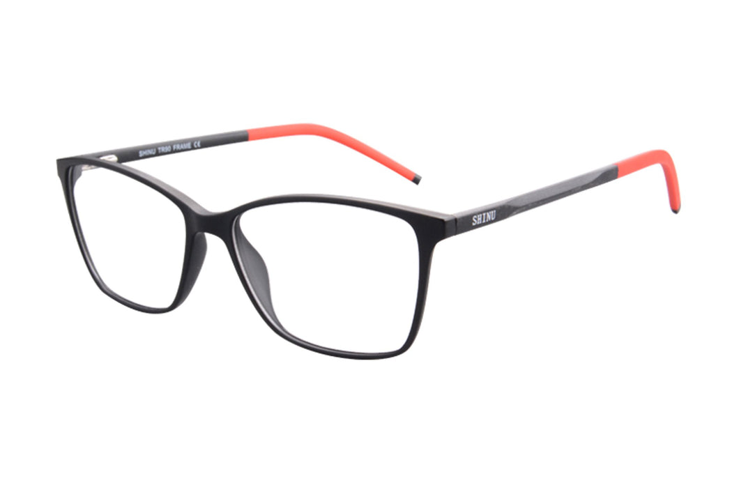 Armações de olho de gato feminino 1.61, óculos anti-azul para miopia, óculos para míopes SHINU-SH087