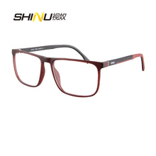 Load image into Gallery viewer, SHINU Progressive Reading Glasses Men Freeform Multofocal Lens Customized According Buyer Prescription with Astigmatism  Diopter
