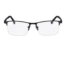 Carregar imagem no visualizador da galeria, Óculos masculinos meia armação óculos multifocais progressivos prescrição varifocal homem astigmatismo lente colorida 6310
