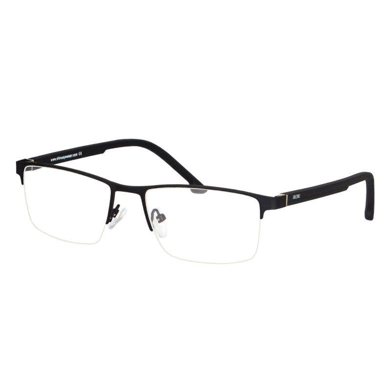 Óculos de prescrição Óculos progressivos Anti Fadiga Prevenir Miopia Aprofundar Óculos Meia Armação Bloqueio de Luz Azul Óculos para Homens SHINU-SH054