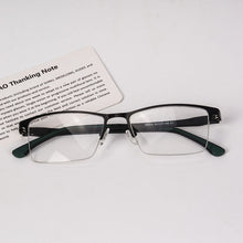 Загрузить изображение в средство просмотра галереи, Мужские очки, прогрессивные мультифокальные очки в полурамке, очки с варифокальным зрением по рецепту, мужские цветные линзы с астигматизмом 6310

