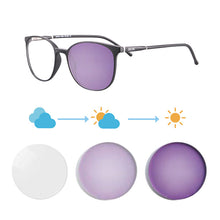 Load image into Gallery viewer, SHINU Photochromic Sunglasses Colorful Lens Glasses Women Change Purple Blue Transition Glasses for Lady SH079
