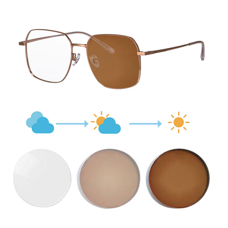 Фотохромные серые солнцезащитные очки для женщин, фотохромные очки для близорукости, индекс 1,56, однофокальное 8337