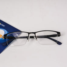 Carregar imagem no visualizador da galeria, Óculos masculinos meia armação óculos multifocais progressivos prescrição varifocal homem astigmatismo lente colorida 6310
