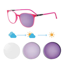 Load image into Gallery viewer, SHINU Photochromic Sunglasses Colorful Lens Glasses Women Change Purple Blue Transition Glasses for Lady SH079
