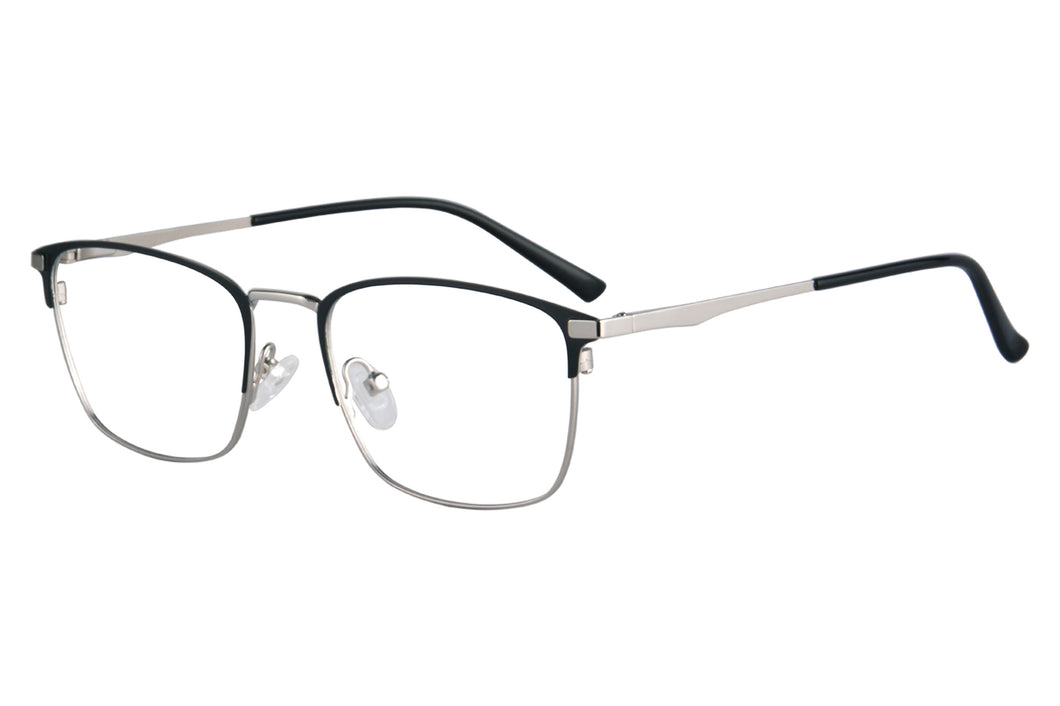 Компьютерные очки с защитой от синего света и чистыми линзами в металлической оправе — DC2033