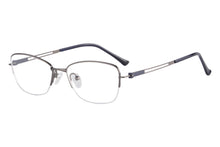 Load image into Gallery viewer, Metal Half Frames Clean Lens Anti Blue Light Reading Glasses- DC5071
