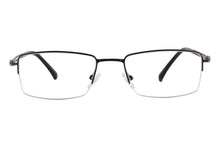 Load image into Gallery viewer, Metal Half Frame Clean Lens Blue Light Blocking Computer Glasses- DC5074
