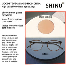 Загрузить изображение в средство просмотра галереи, SHINU Team Can Help You Make Your Own Brand for Eyeglasses Frame or Prescription Glasses
