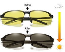 Загрузить изображение в средство просмотра галереи, Поляризованные фотохромные солнцезащитные очки для дневного и ночного вождения, мужские и женские очки с защитой от синего света SHINU-SH033
