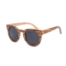 Load image into Gallery viewer, UOOUOO Wooden polarized sunglasses women bamboo color lens sun glasses men skateboard wood eyeglasses hand made fishing glasses
