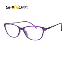 Carregar imagem no visualizador da galeria, Óculos multifocais femininos óculos progressivos óculos de prescrição femininos óculos de miopia de visão única mulher menos para visão
