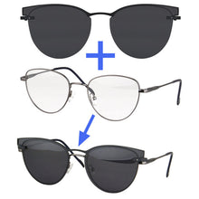 Load image into Gallery viewer, Women glasses Prescription glasses Vintage eyeglasses polarized sunglasses clip on progressive myopia gafas azul ordenador vasos
