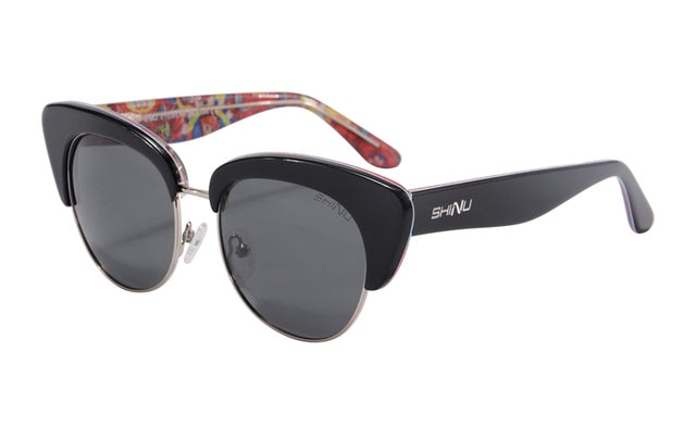 Shinu 2021 tendência moda feminina óculos de sol polarizado acetato óculos de sol desiger alta qualidade vintage gafas de sol