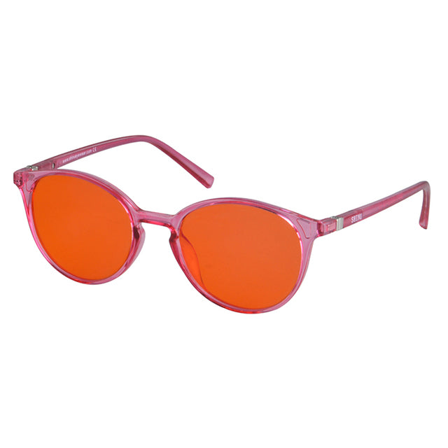 Женские компьютерные очки SHINU с блокировкой синего света, оранжевые линзы, 99,9% блокирующие весь синий свет, очки для хорошего сна для женщин