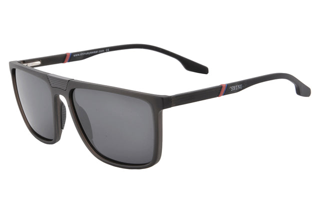 SHINU 2021 trend fashion Sunglasses men polarized sun glasses women tr90 eyeglasses spring hinge customized myopia sunglasses