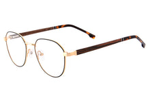 Carregar imagem no visualizador da galeria, UOOUOO Armação de óculos de madeira para homens e mulheres óculos de madeira retrô quadrados óculos de prescrição armação blu ray óculos de computador
