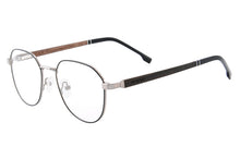 Carregar imagem no visualizador da galeria, UOOUOO Armação de óculos de madeira para homens e mulheres óculos de madeira retrô quadrados óculos de prescrição armação blu ray óculos de computador
