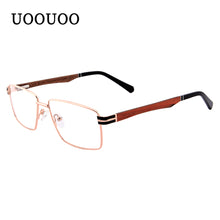 Load image into Gallery viewer, SHINU luxury glasses men wooden eyeglasses frame prescription reading glasses men blue light blocking myopia Patent design frame
