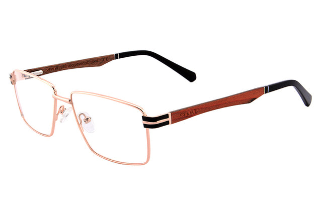 SHINU luxury glasses men wooden eyeglasses frame prescription reading glasses men blue light blocking myopia Patent design frame