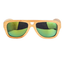 Загрузить изображение в средство просмотра галереи, Поляризованные солнцезащитные очки, женские солнцезащитные очки из черного дерева, мужские деревянные декоративные очки, дизайнерские очки из грушевого дерева UV400, бамбуковые очки для вождения
