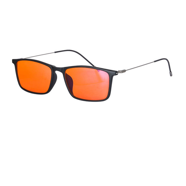 Очки SHINU с синим светом для женщин, декоративные очки для компьютера, оранжевые линзы, очки с защитой от синего света, очки для близорукости 2201