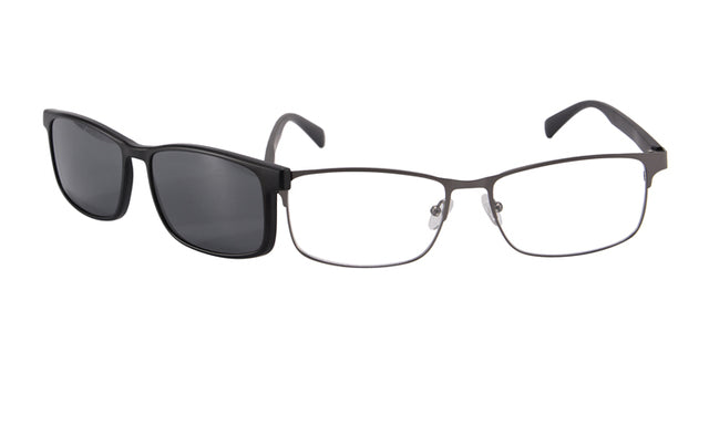 Квадратные поляризационные солнцезащитные очки на зажиме, высококачественные солнцезащитные очки с откидной крышкой, солнцезащитные очки для мужчин и женщин с анти-козырьком 9915
