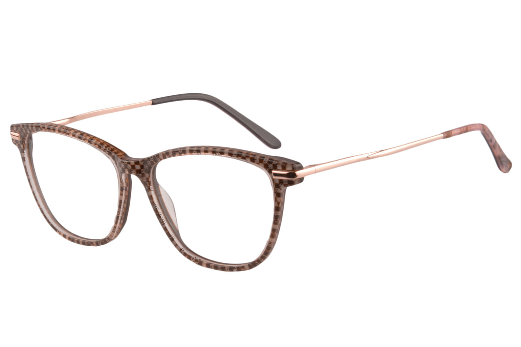 Женские очки для близорукости с защитой от синего света в ацетатной оправе с чистыми линзами - RD641