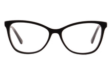 Carregar imagem no visualizador da galeria, Armações femininas de acetato, lentes limpas, óculos anti-luz azul para miopia - RD646
