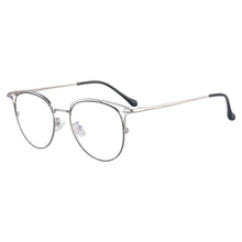 Load image into Gallery viewer, Round Metal Frames Clean Lens Anti Blue Light Reading Glasses- S11138
